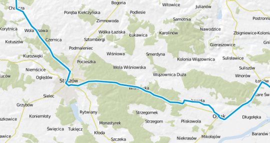 Tour de Pologne powiat staszowski